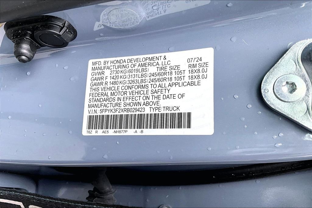 Used 2024 Honda Ridgeline Sport+ image 16