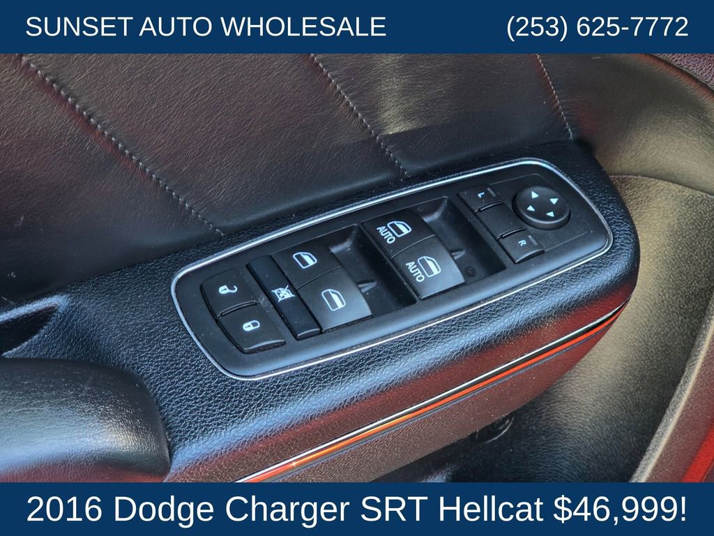 Used 2016 Dodge Charger SRT Hellcat w/ Harman/Kardon Audio Group RWD image 28