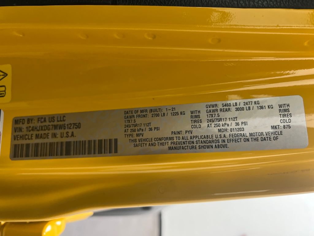 Used 2021 Jeep Wrangler Unlimited Sport image 32