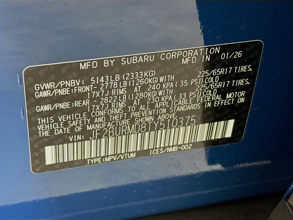 New 2026 Subaru Outback Wilderness AWD/4WD image 40