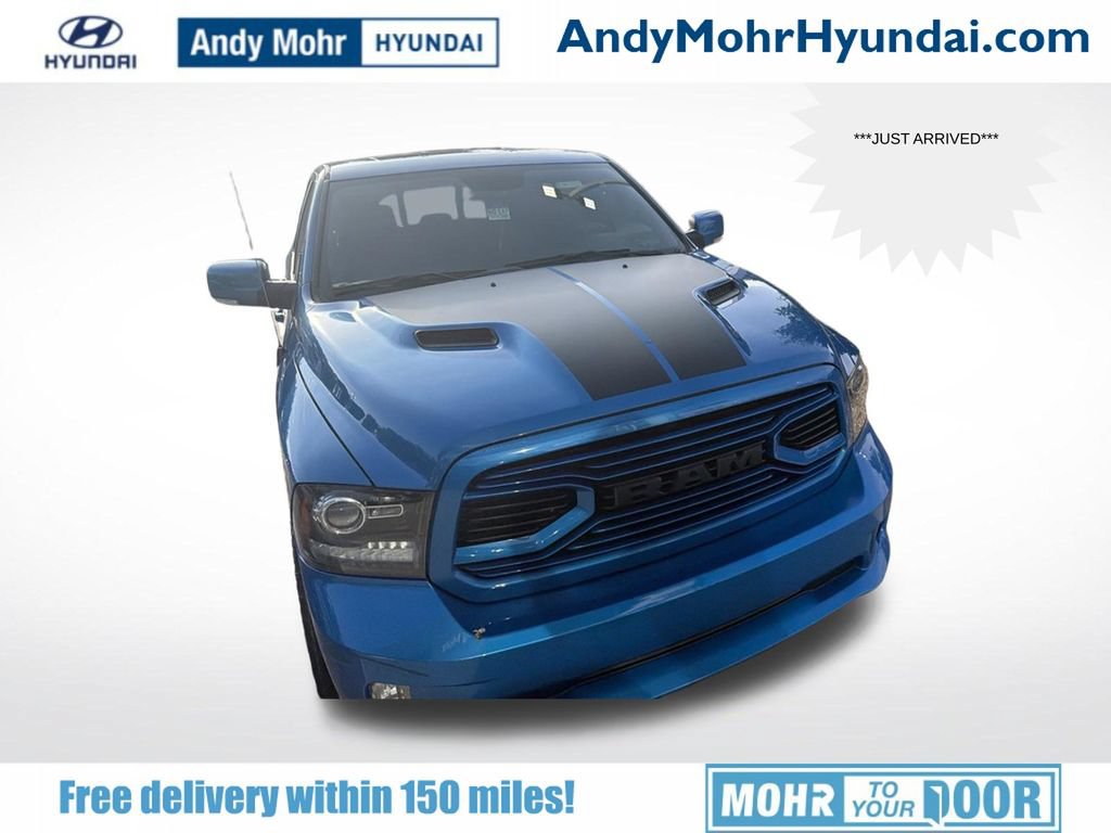 Used 2018 RAM 1500 Sport w/ Hydro Blue Sport Package AWD/4WD image 1