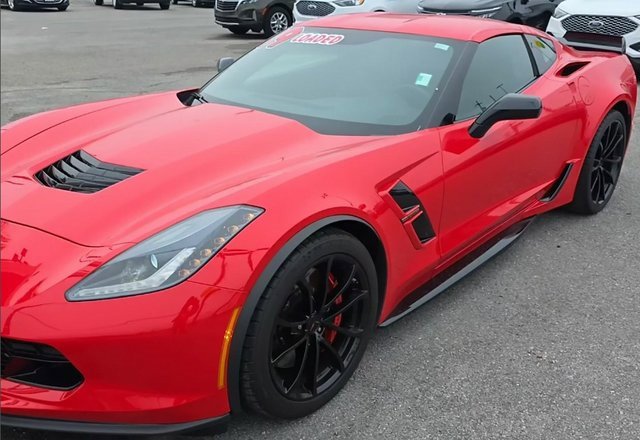 Used 2019 Chevrolet Corvette Grand Sport w/ Carbon Flash Badge Package image 2