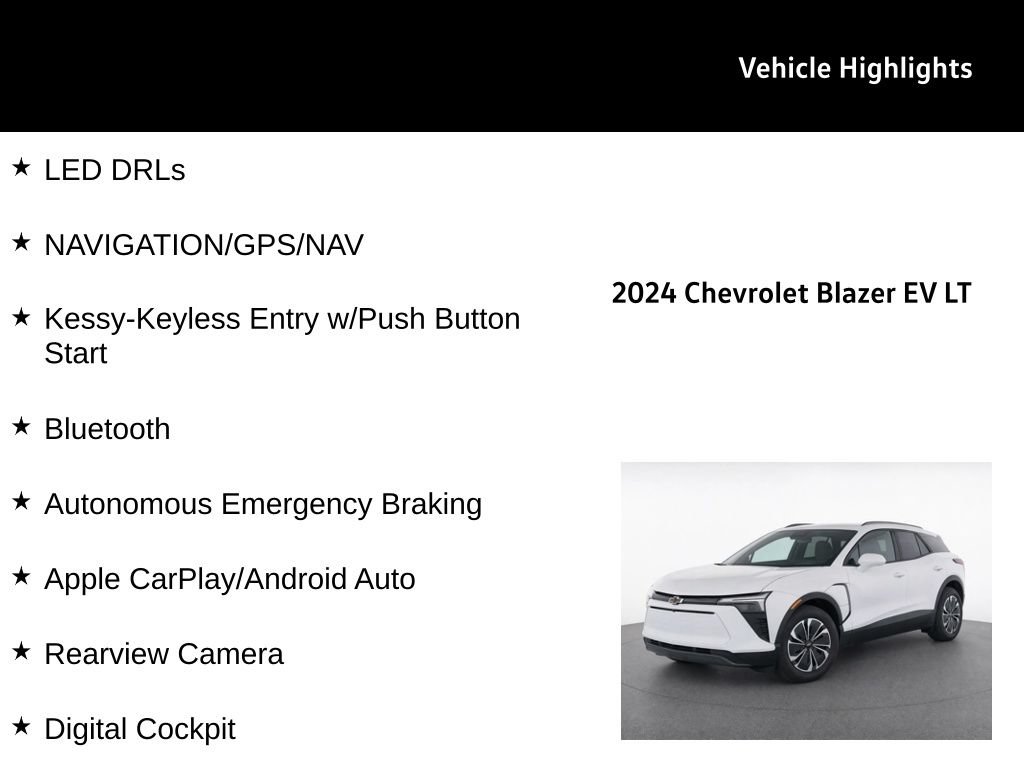 Used 2024 Chevrolet Blazer EV LT AWD/4WD image 30