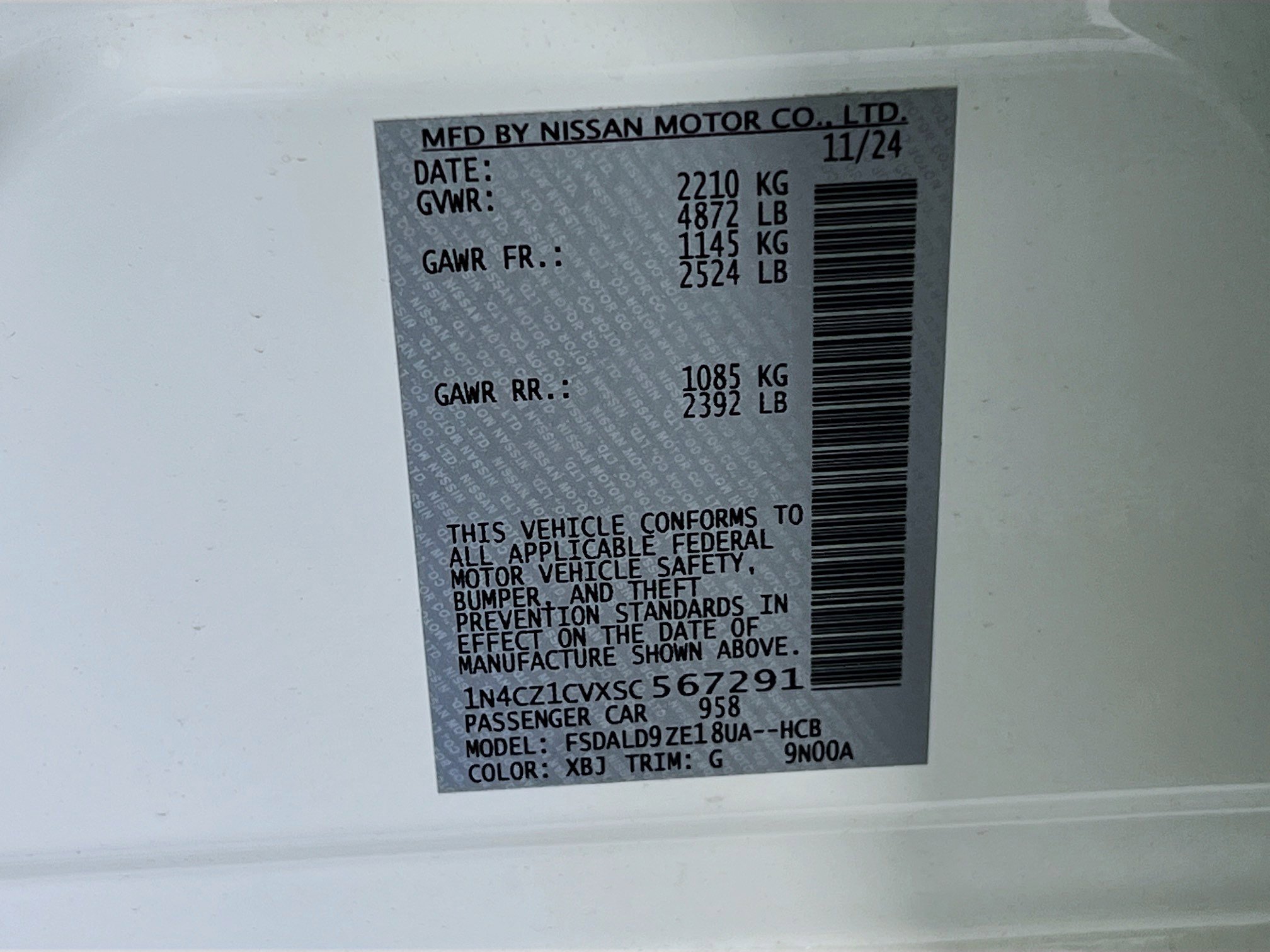 New 2025 Nissan Leaf SV Plus image 35