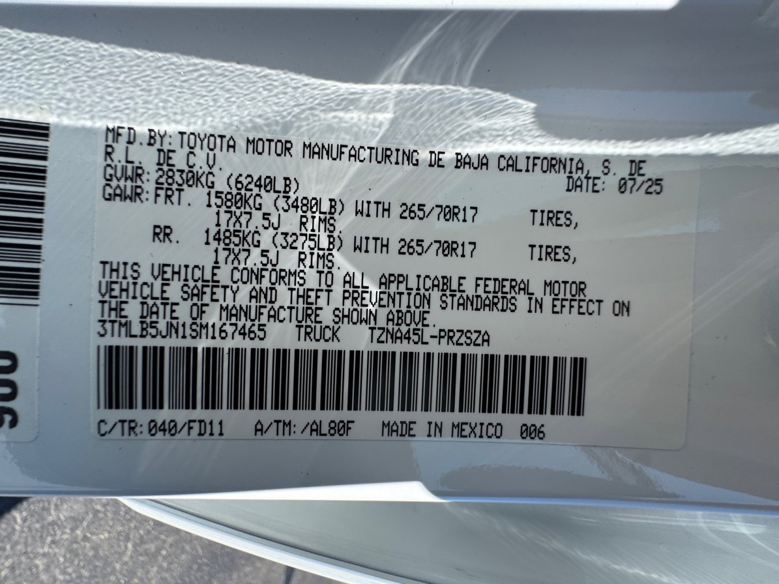 New 2025 Toyota Tacoma TRD Off-Road image 34