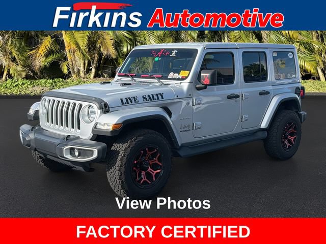 Used 2022 Jeep Wrangler Unlimited Sahara w/ Cold Weather Group AWD/4WD image 1