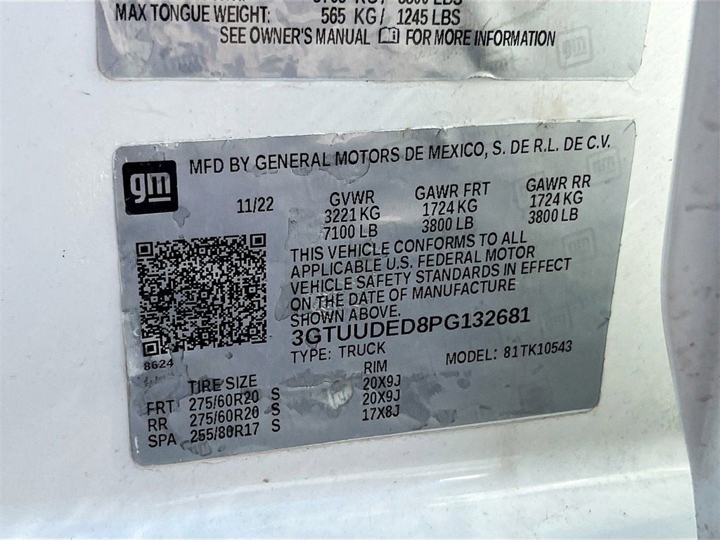 Used 2023 GMC Sierra 1500 SLT w/ SLT Premium Package image 34