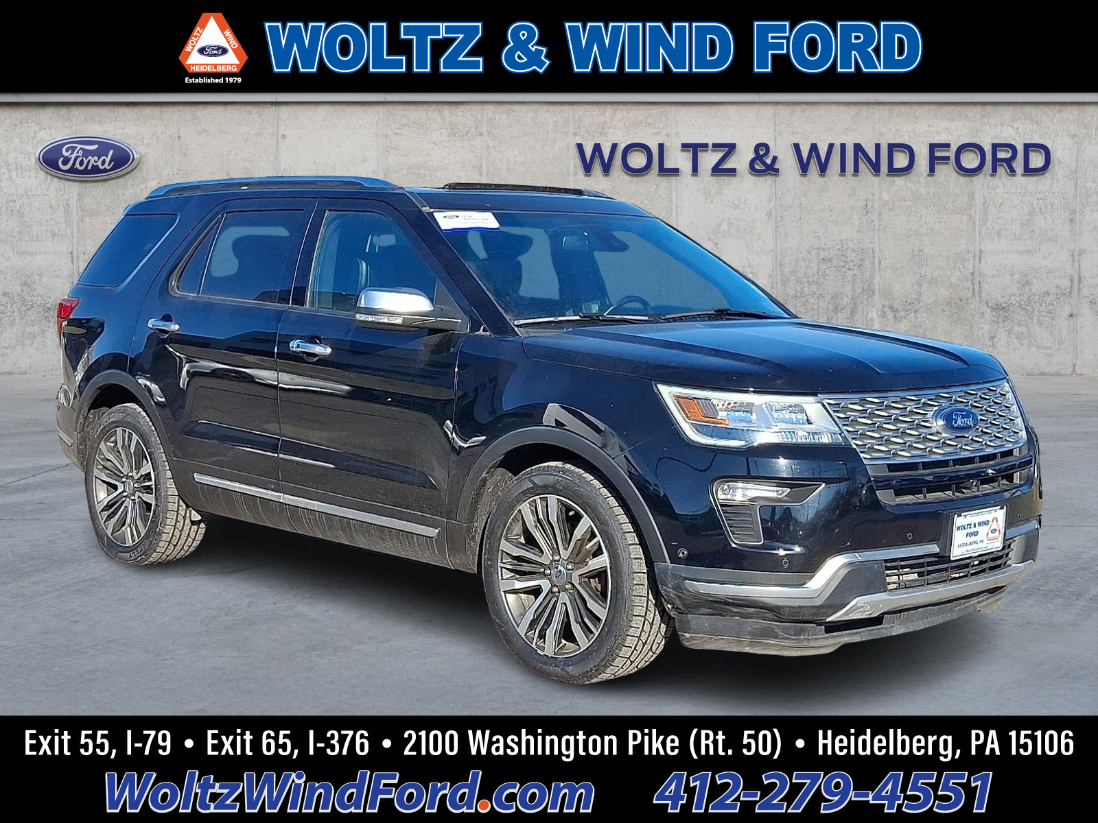 Certified 2018 Ford Explorer Platinum image 1