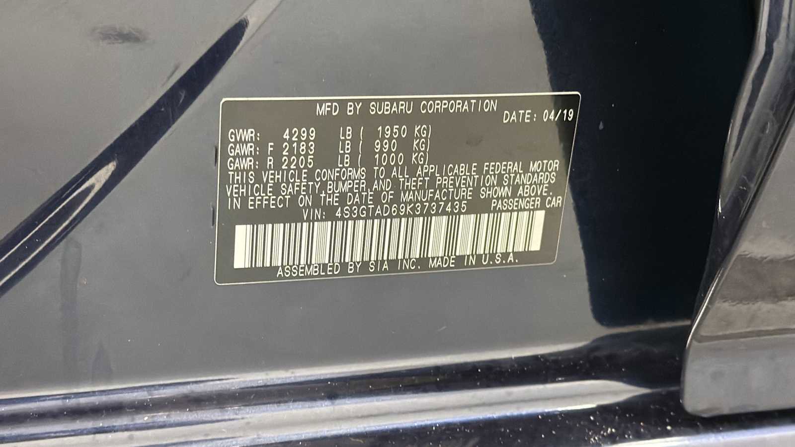 Used 2019 Subaru Impreza 2.0i Premium w/ Eyesight & BSD/Rcta & SRF image 11