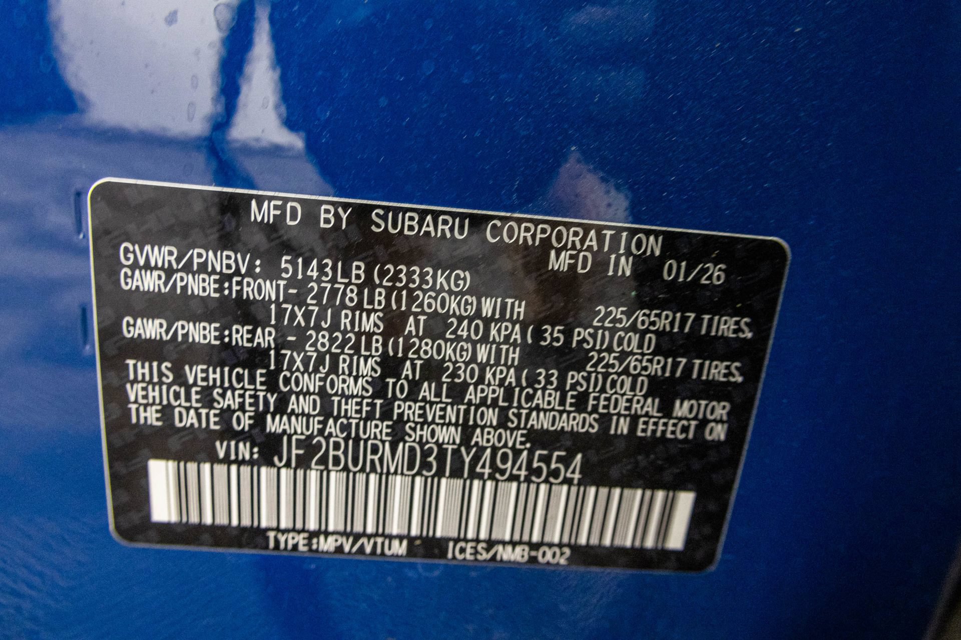 Used 2026 Subaru Outback Wilderness AWD/4WD image 59