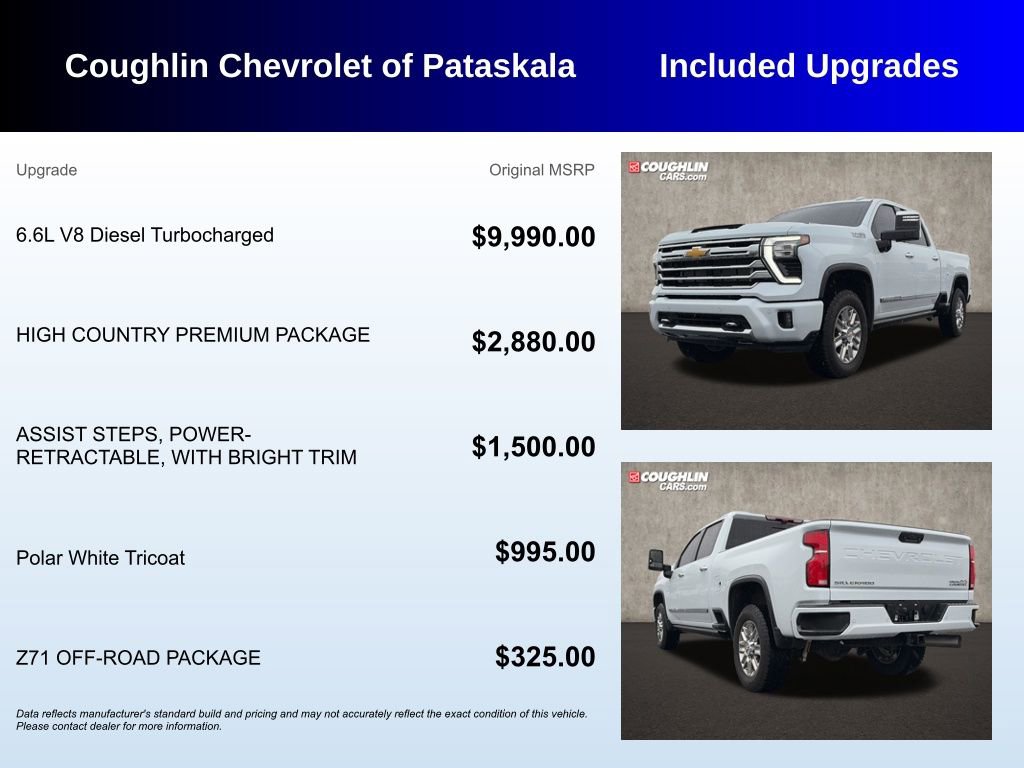 Used 2026 Chevrolet Silverado 3500 High Country w/ High Country Premium Package AWD/4WD image 3