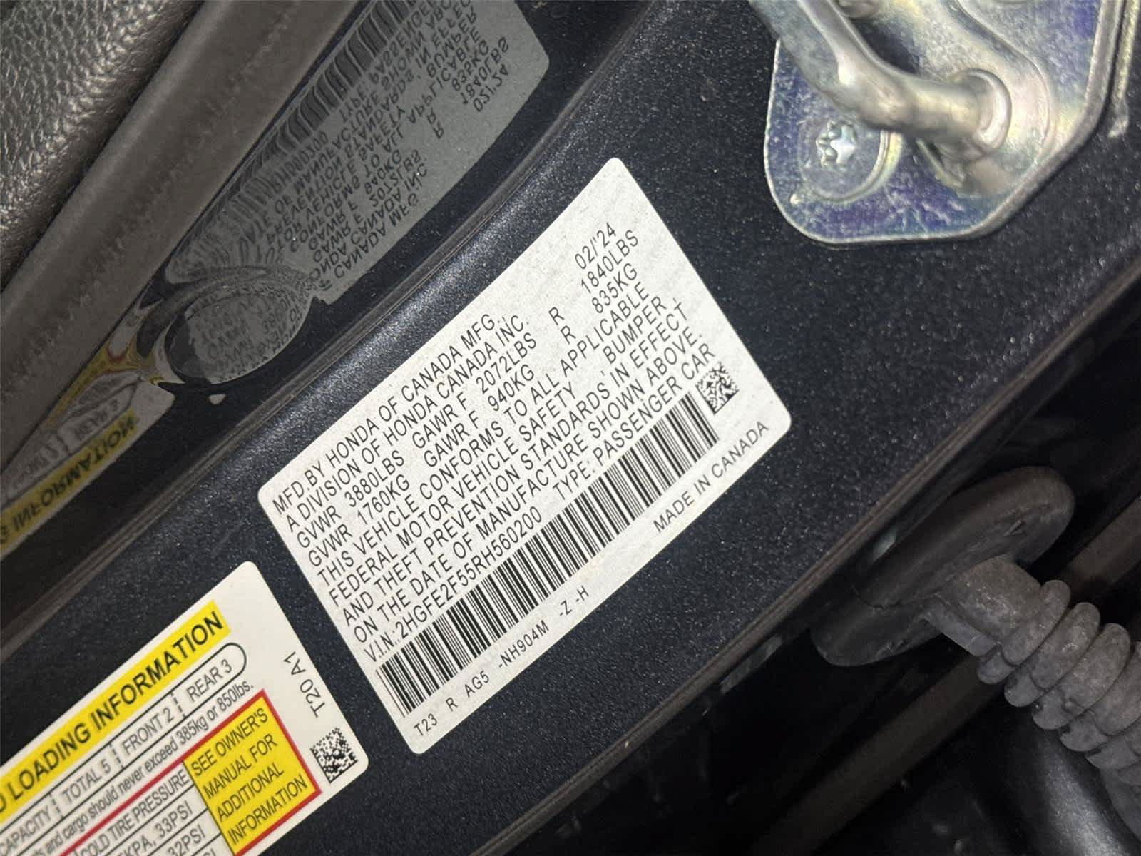 Used 2024 Honda Civic Sport image 30