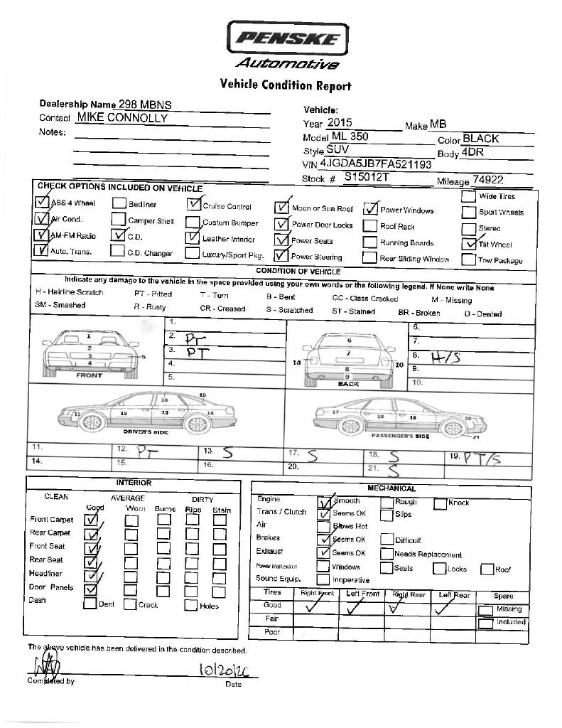 Used 2015 Mercedes-Benz ML 350 2WD image 22