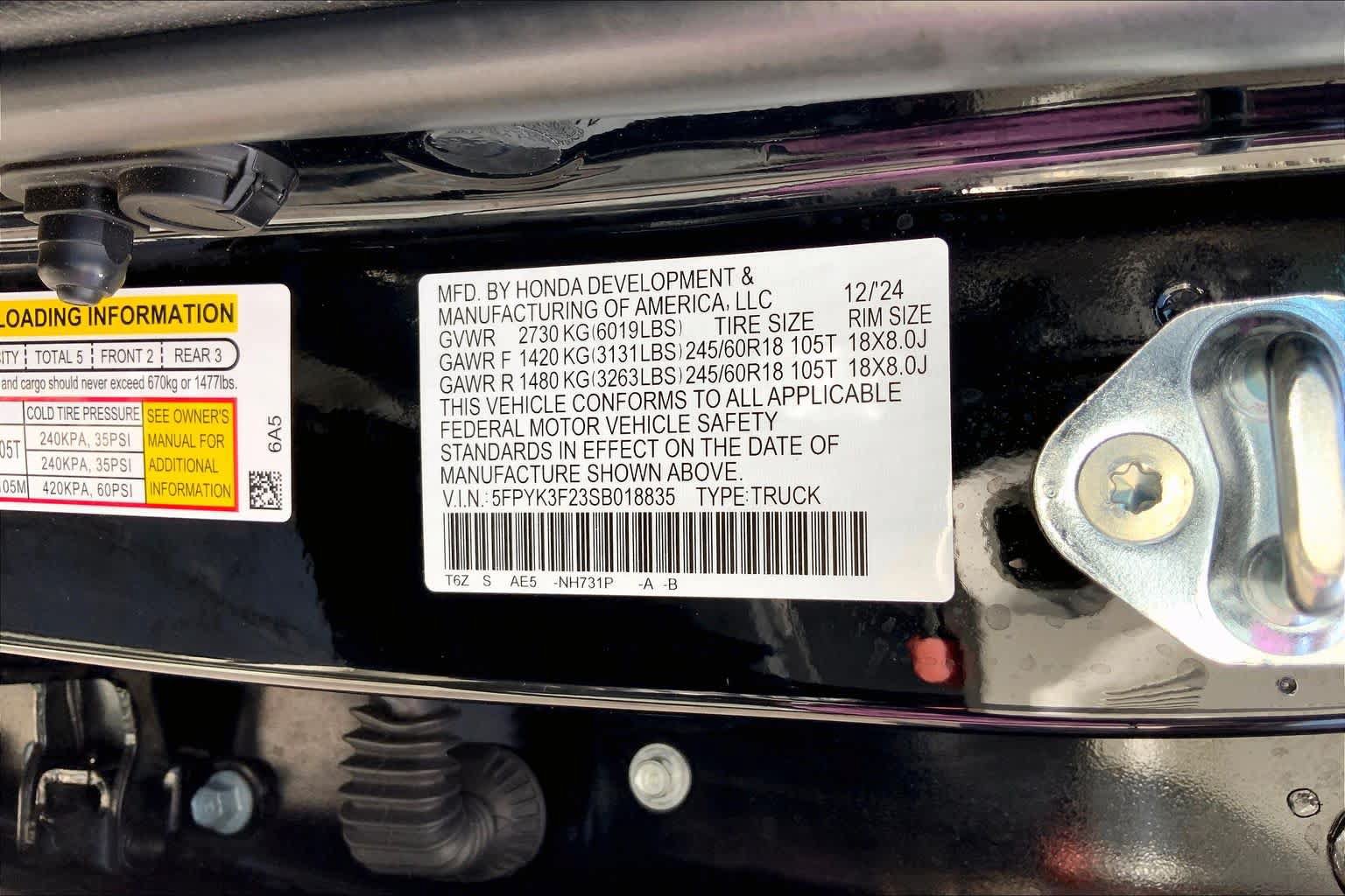 Used 2025 Honda Ridgeline Sport+ image 34