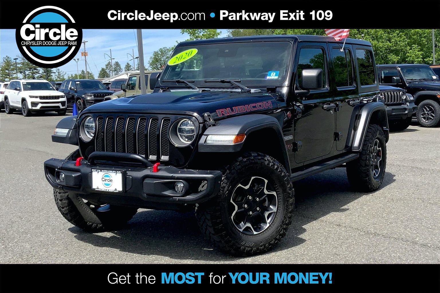 Used 2020 Jeep Wrangler Unlimited Rubicon w/ Quick Order Package 28Y Recon AWD/4WD 360° Tour