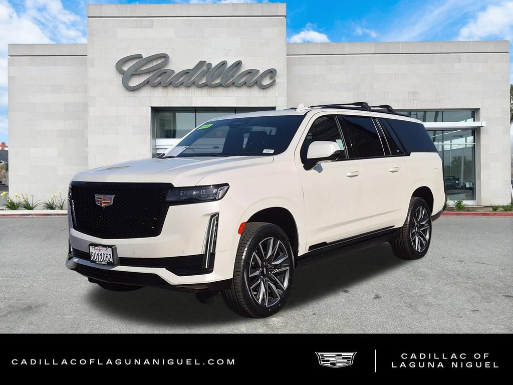 Used 2021 Cadillac Escalade ESV Sport w/ Driver Assist Tech Package