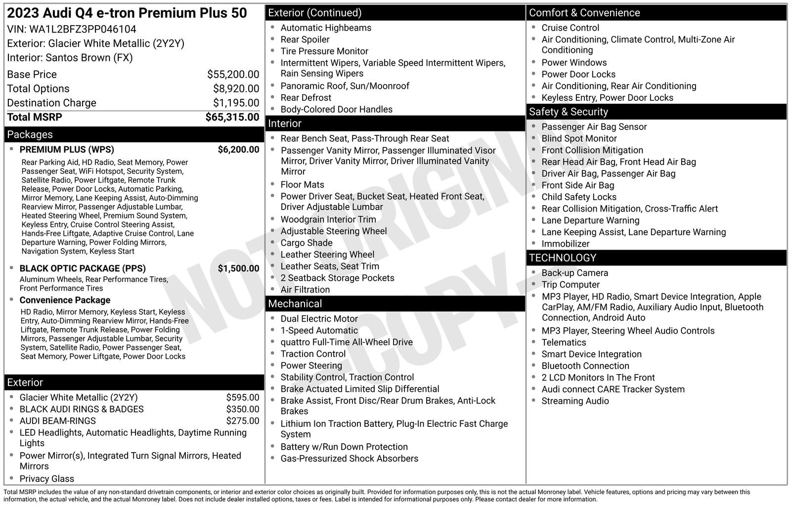 Certified 2023 Audi Q4 e-tron Premium Plus w/ Premium Plus AWD/4WD image 33