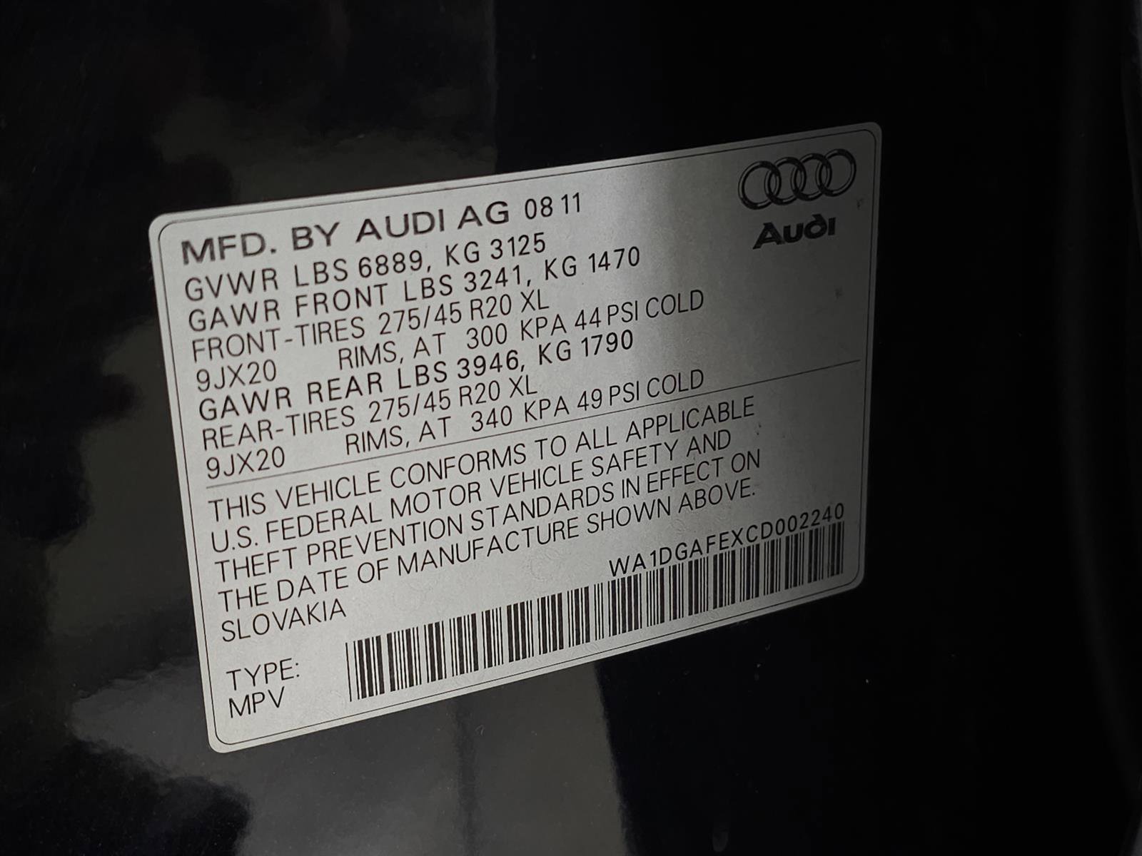 Used 2012 Audi Q7 3.0T S line Prestige image 32