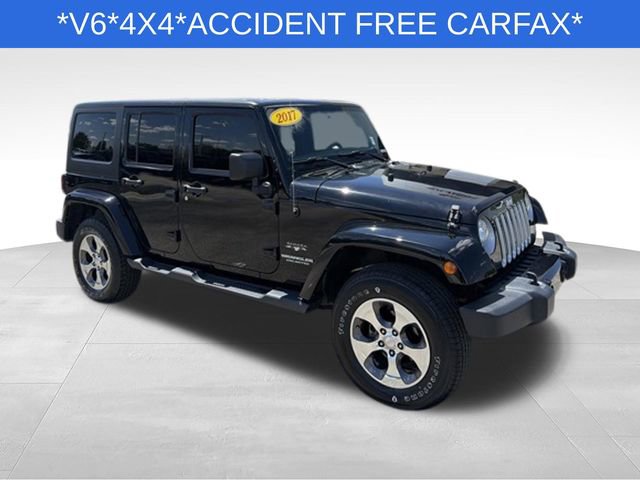 Used 2017 Jeep Wrangler Unlimited Sahara w/ Connectivity Group AWD/4WD image 1