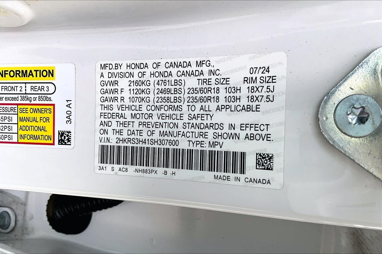 Certified 2025 Honda CR-V EX image 34