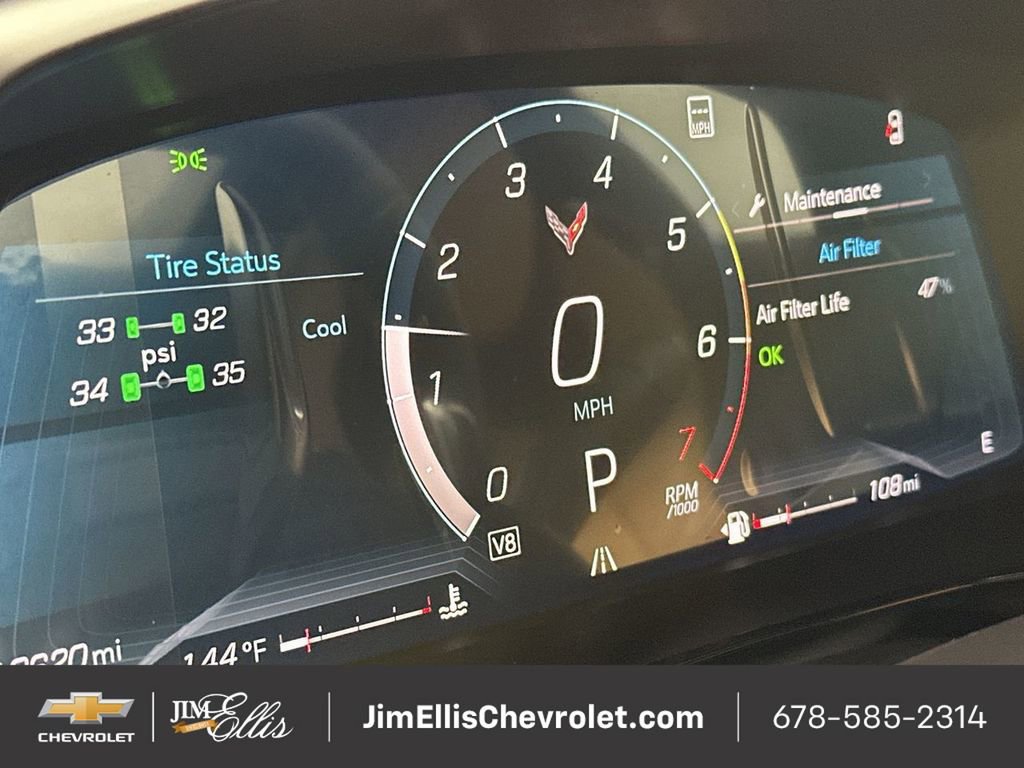 Certified 2023 Chevrolet Corvette Stingray Preferred Conv w/ Stealth Interior Trim Package image 13