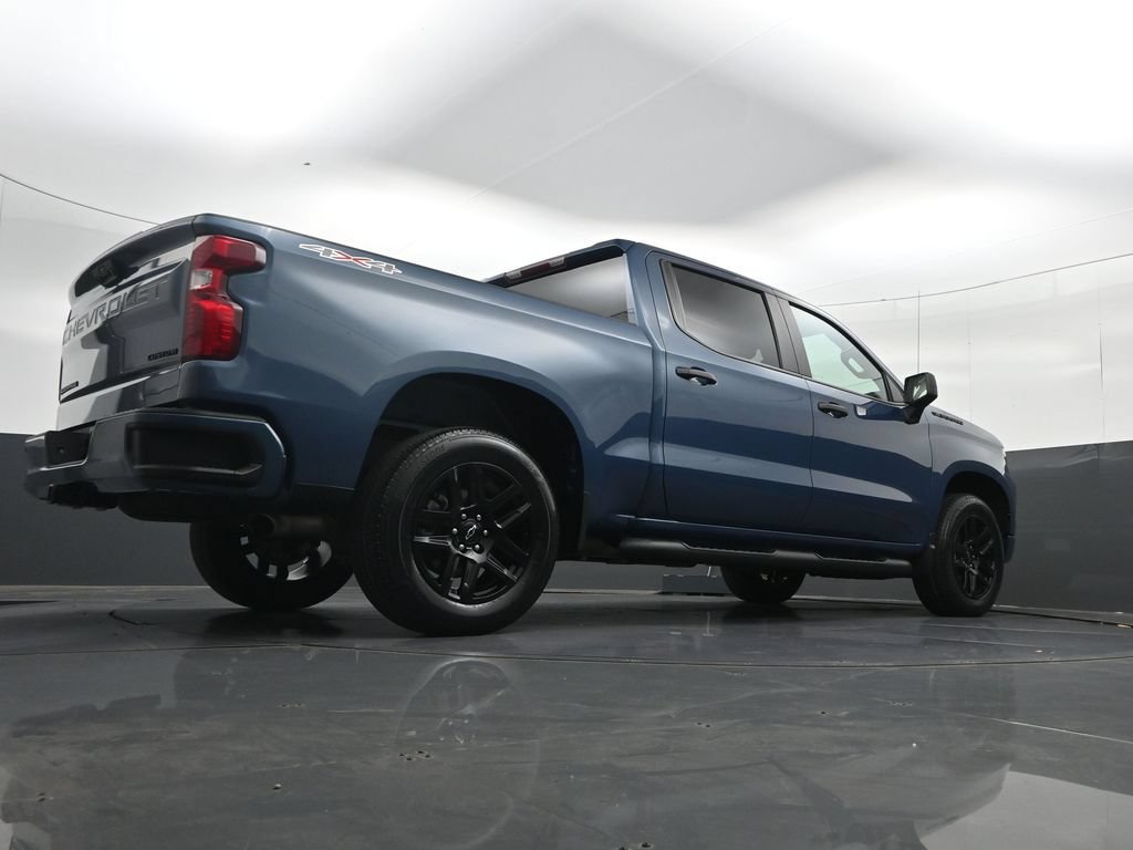 Certified 2024 Chevrolet Silverado 1500 Custom w/ Turbomax Blackout Package AWD/4WD image 34
