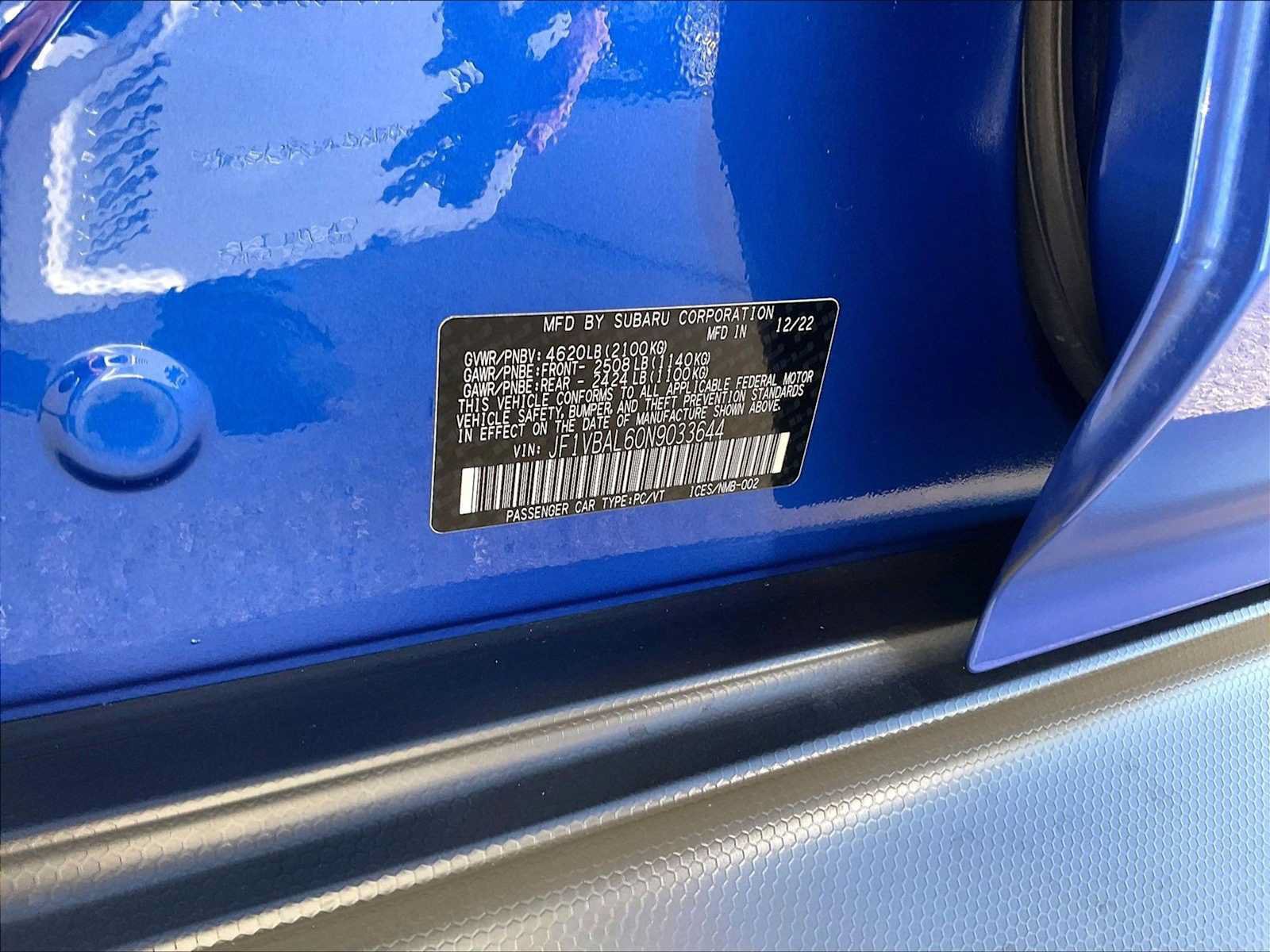 Used 2022 Subaru WRX Limited AWD/4WD image 32