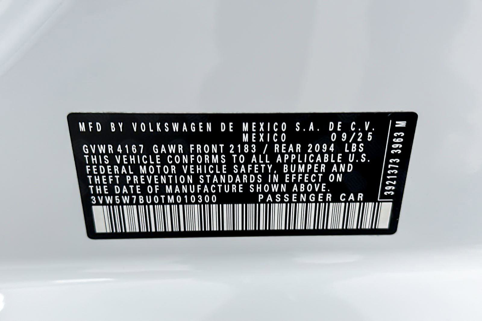 New 2026 Volkswagen Jetta S image 23