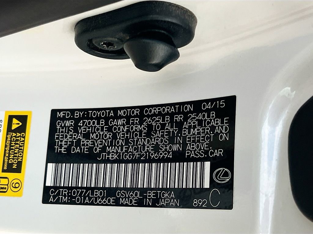 Used 2015 Lexus ES 350 350 w/ Luxury Package image 30