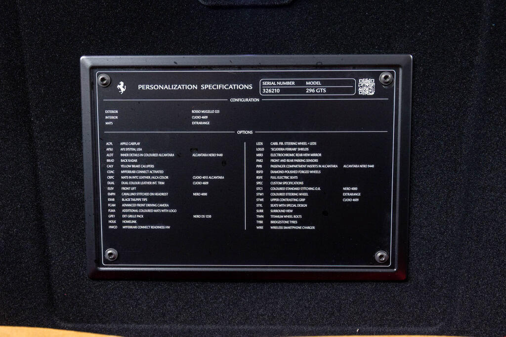 Used 2026 Ferrari 296 GTS RWD image 64