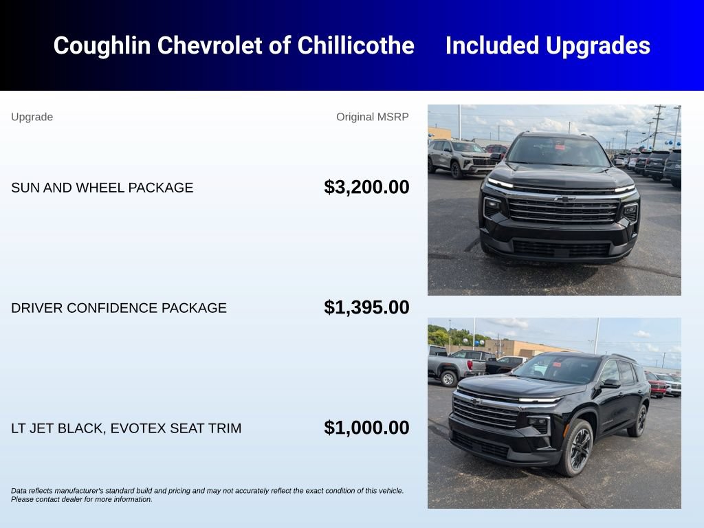 New 2027 Chevrolet Traverse LT w/ Sun and Wheel Package AWD/4WD image 3
