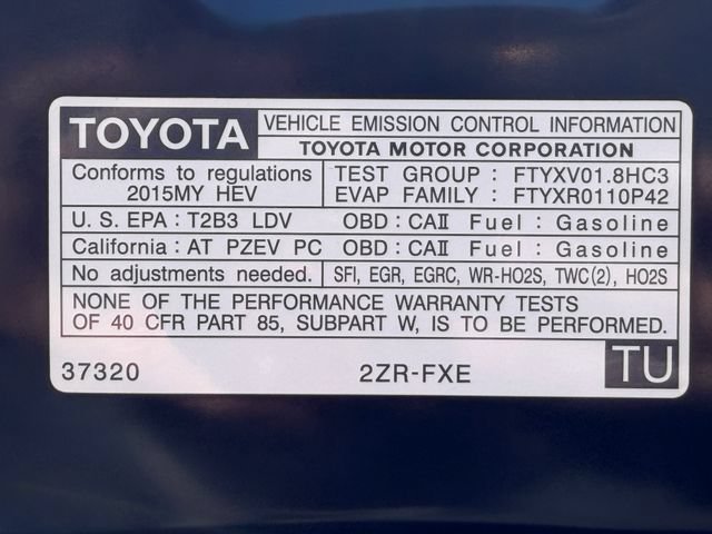 Used 2015 Toyota Prius Two FWD image 23