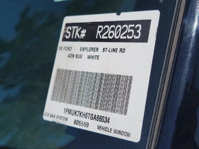 Used 2026 Ford Explorer ST-Line w/ ST-Line Street Pack RWD image 30