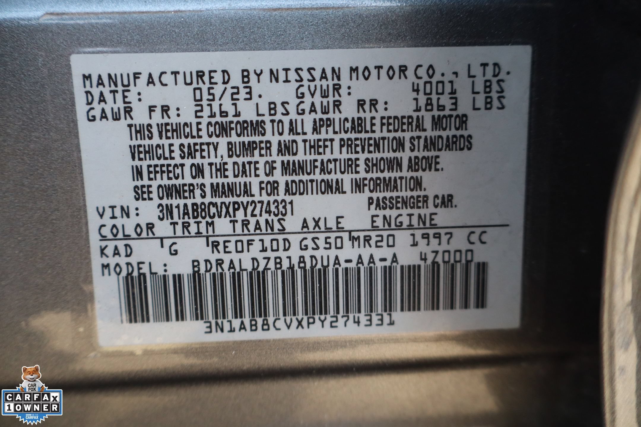 Used 2023 Nissan Sentra SV FWD image 30