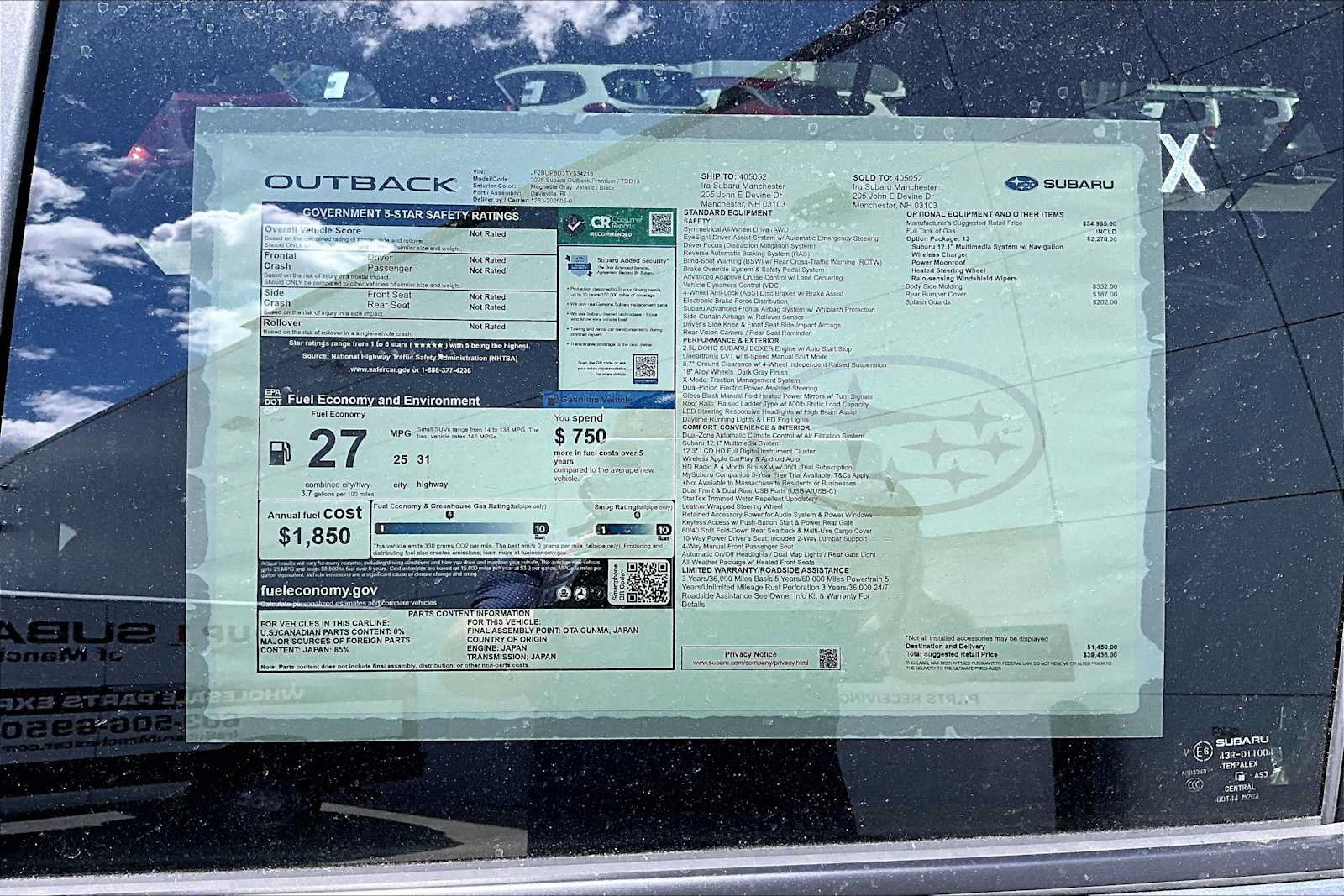 New 2026 Subaru Outback Premium AWD/4WD image 19