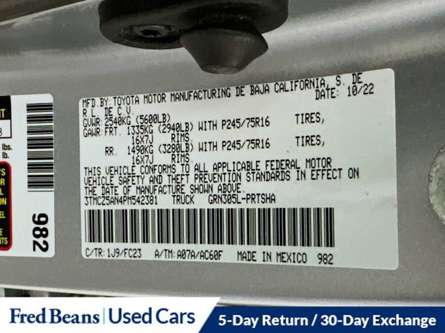 Certified 2023 Toyota Tacoma SR5 image 20