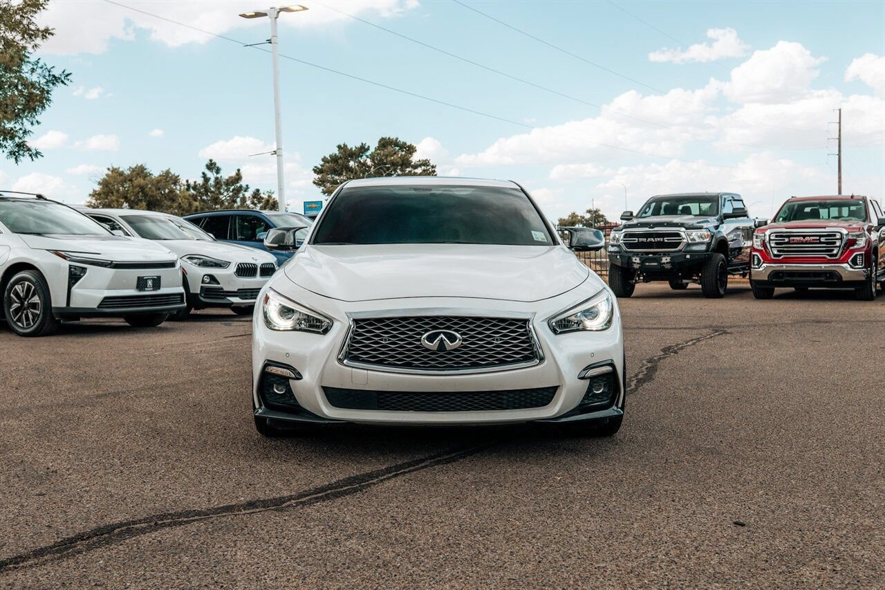 Used 2022 INFINITI Q50 Sensory w/ All Weather Package RWD image 2