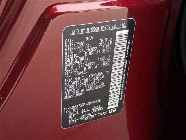 New 2025 INFINITI QX80 Luxe w/ Exterior Package image 18