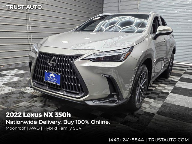 Used 2022 Lexus NX 350h AWD w/ Towing Package (2000 Lbs) image 1