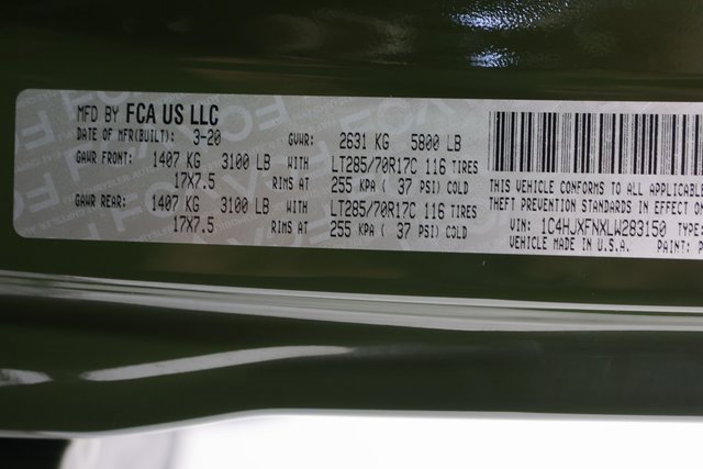 Used 2020 Jeep Wrangler Unlimited Rubicon w/ Quick Order Package 28Y Recon image 29