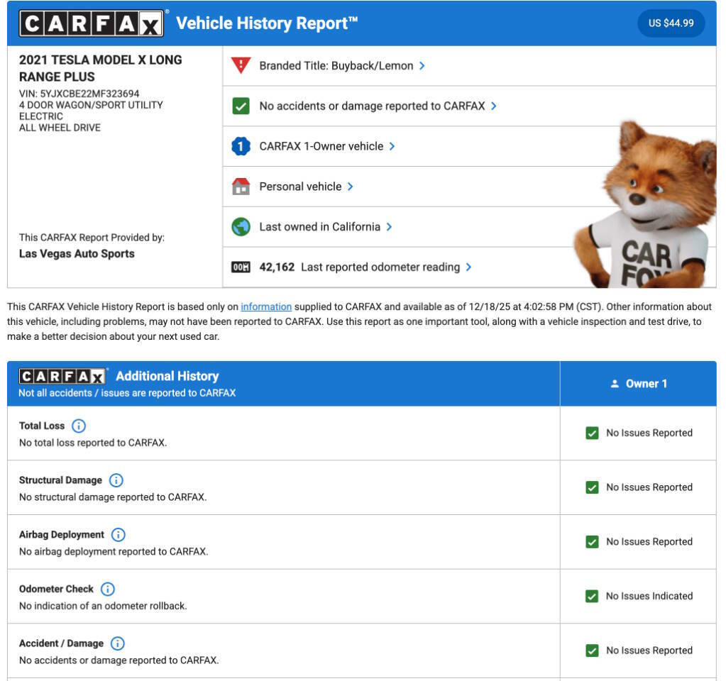 Used 2021 Tesla Model X Long Range image 3