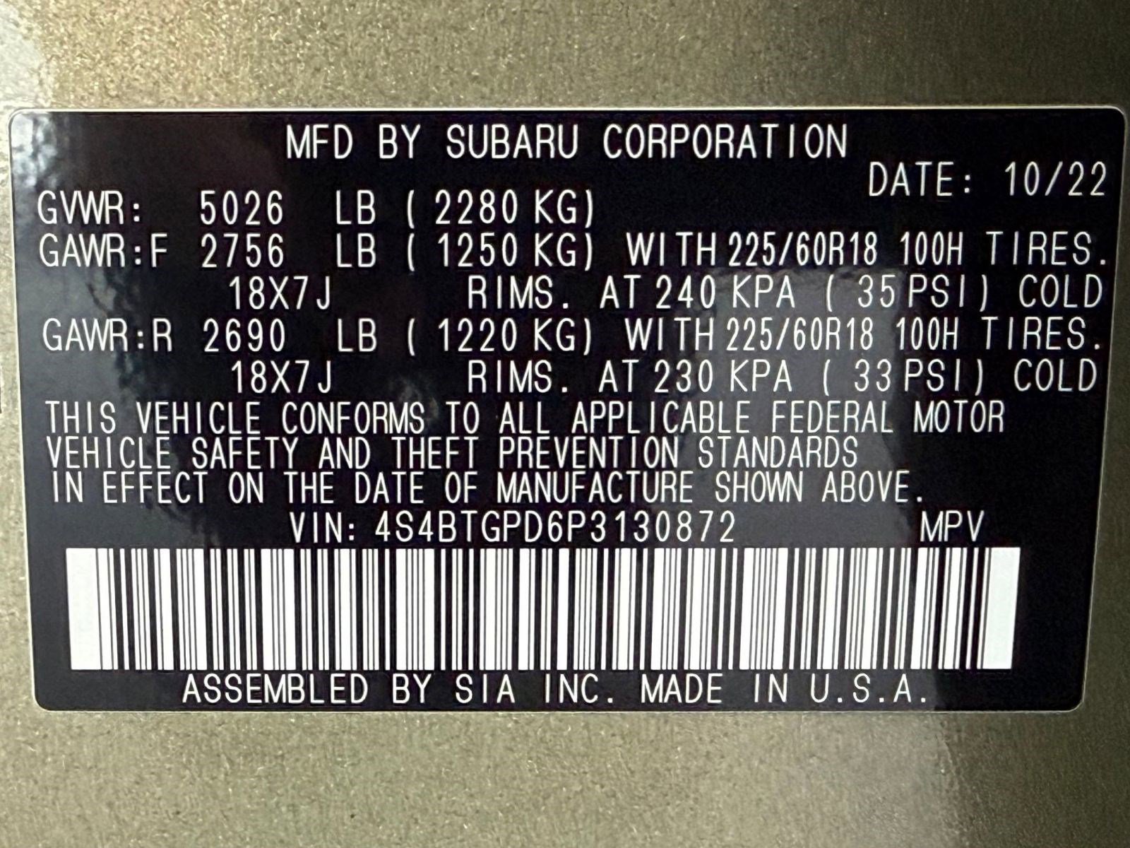 Used 2023 Subaru Outback Touring XT image 18