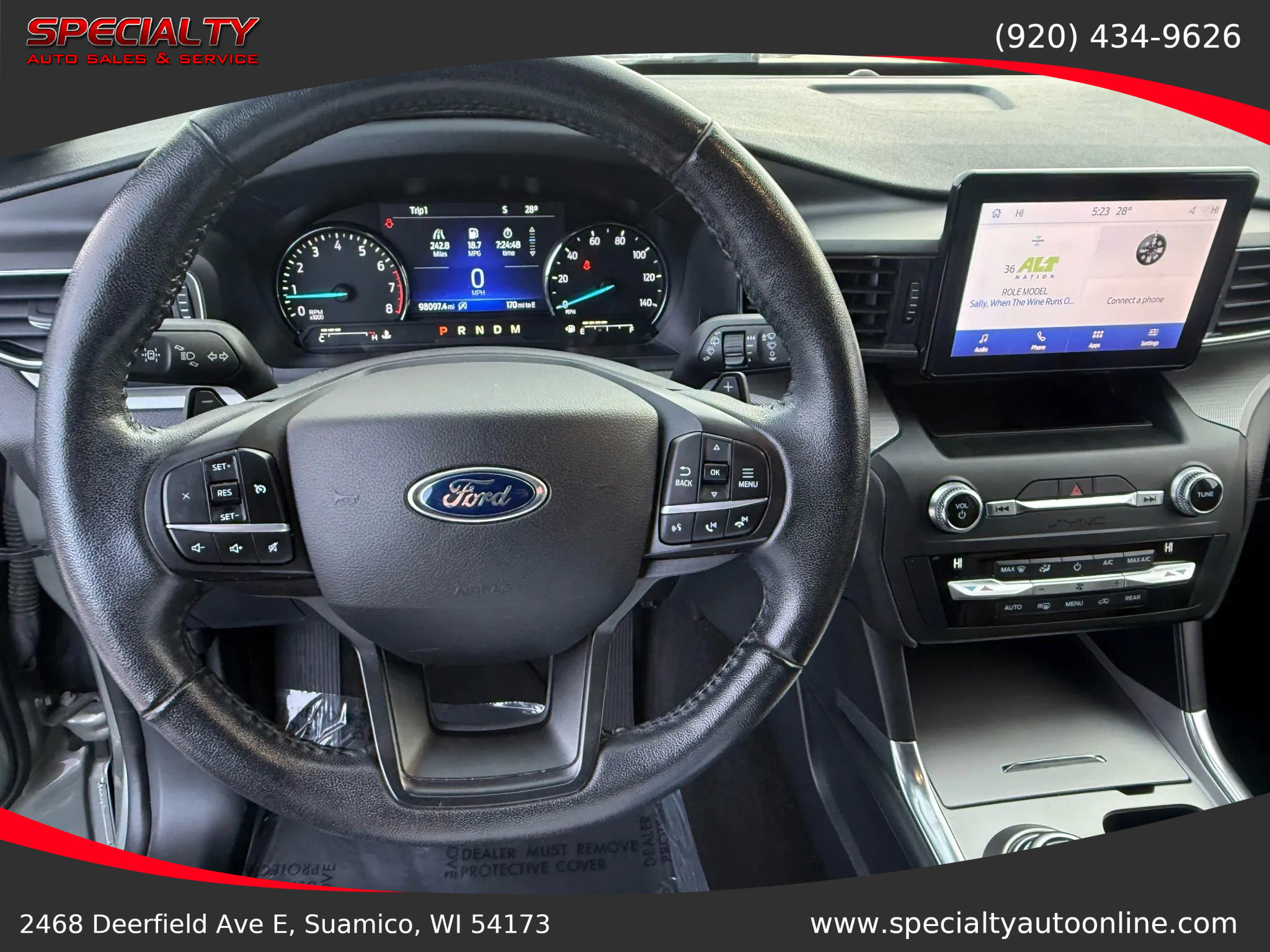 Used 2020 Ford Explorer XLT w/ Equipment Group 202A image 19