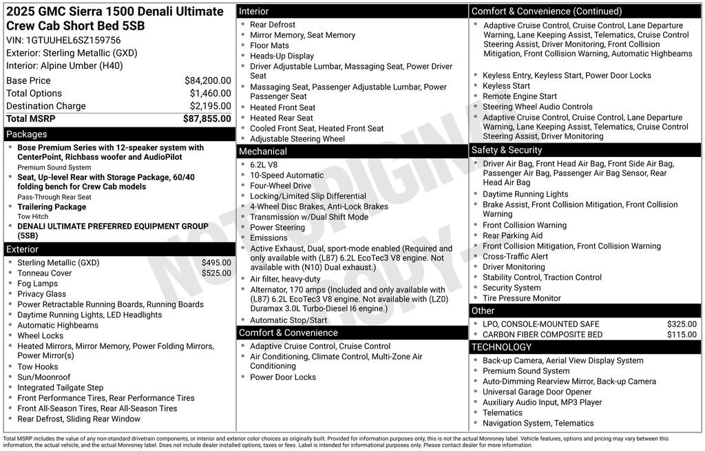 Used 2025 GMC Sierra 1500 Denali Ultimate image 13