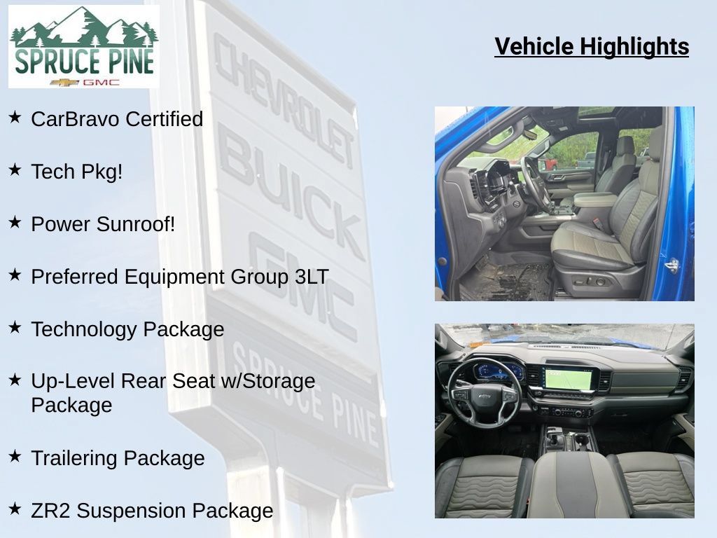 Used 2024 Chevrolet Silverado 1500 ZR2 w/ Technology Package AWD/4WD image 9