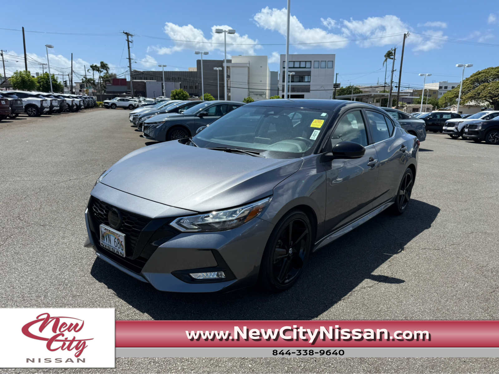 Used 2023 Nissan Sentra SR w/ Midnight Edition Package FWD image 1