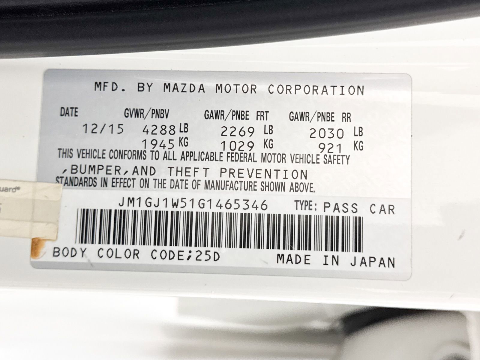 Used 2016 MAZDA MAZDA6 Grand Touring w/ GT Technology Package image 40