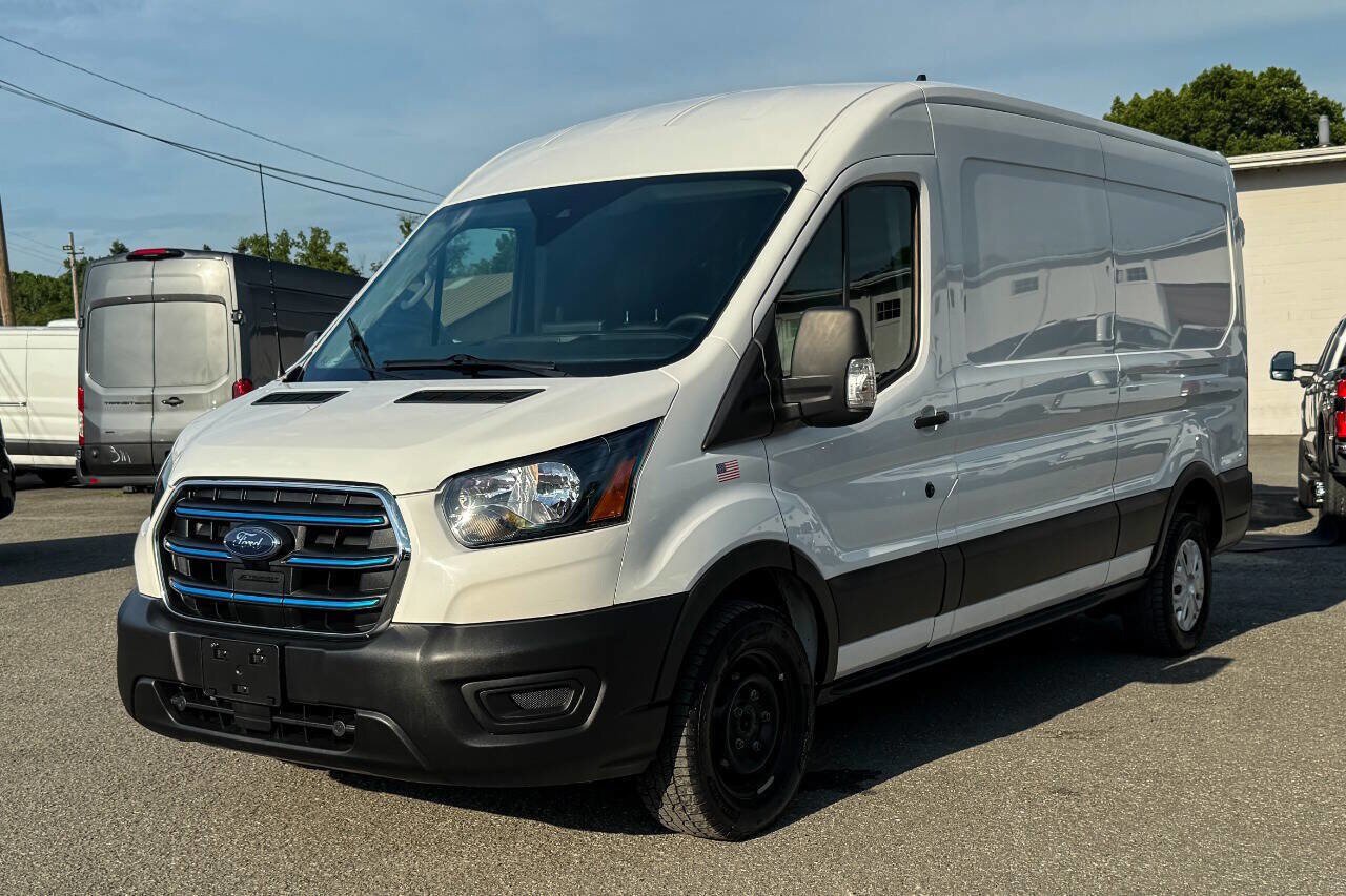 Used 2022 Ford E-Transit Medium Roof w/ Load Area Protection Package RWD image 7