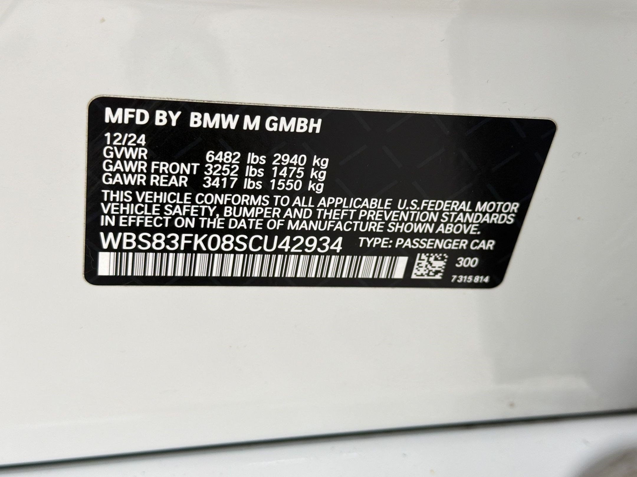 Used 2025 BMW M5 w/ Carbon Package AWD/4WD image 18