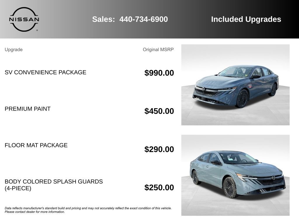 New 2026 Nissan Sentra SV w/ SV Convenience Package image 7
